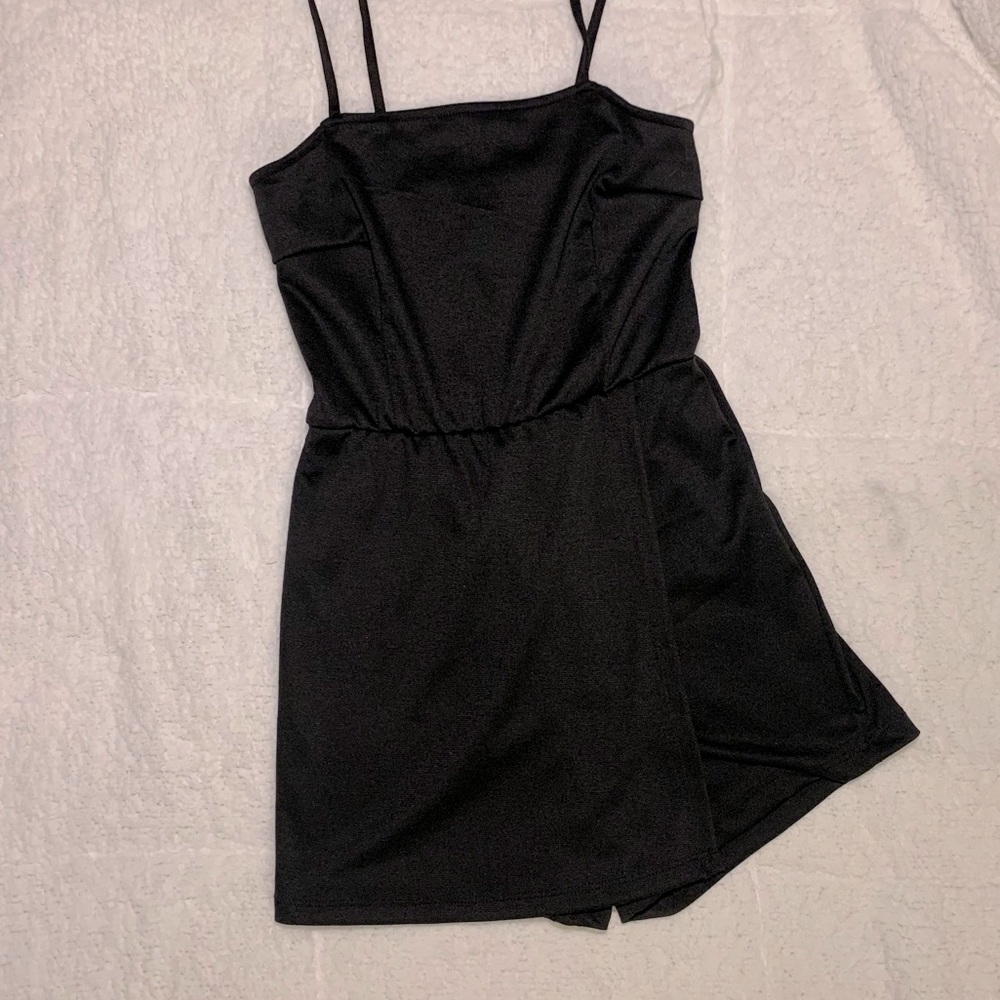 Rue21 Classy Black Flap Romper